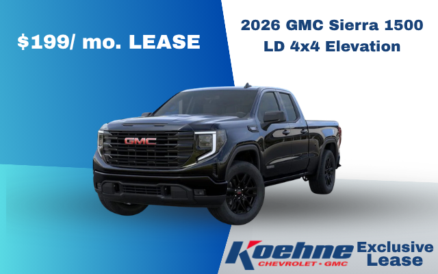 2026 GMC Sierra Double Cab CTP $199/Month